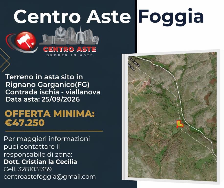 terreno agricolo in vendita a Rignano Garganico