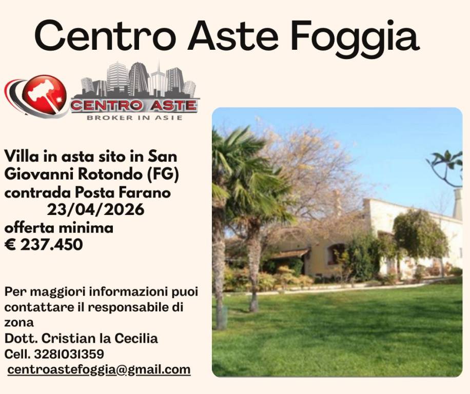 casa indipendente in vendita a San Giovanni Rotondo