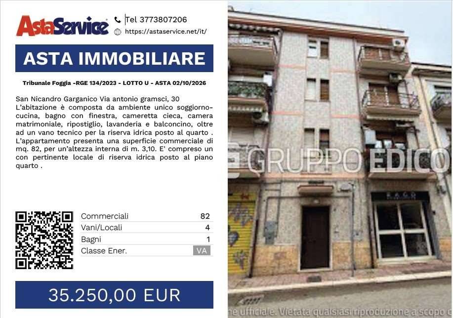 appartamento in vendita a San Nicandro Garganico