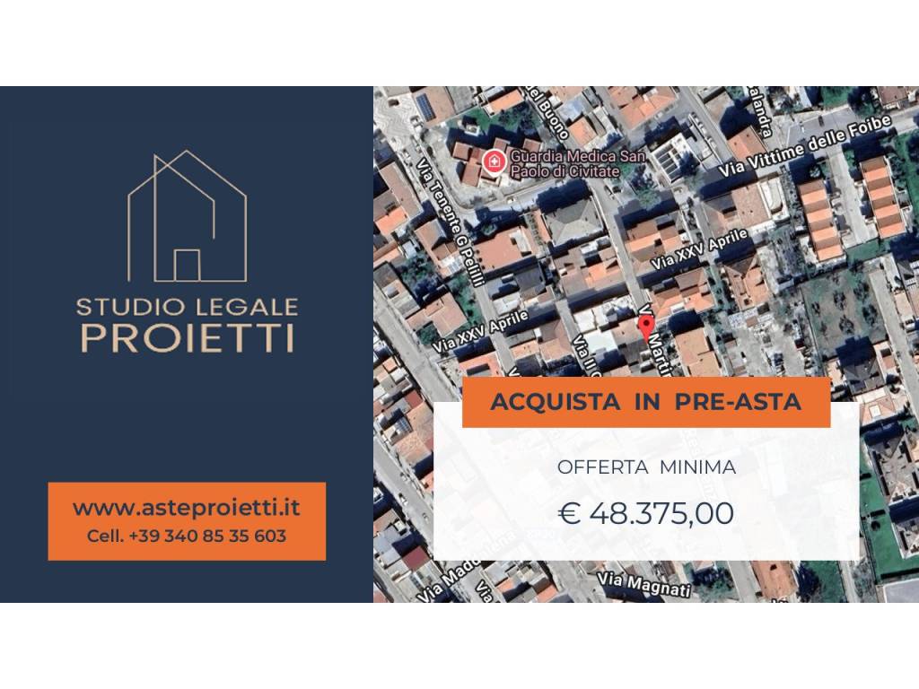 appartamento in vendita a San Paolo di Civitate