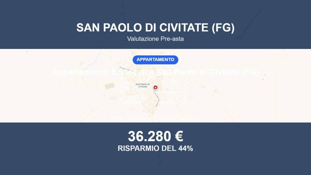 appartamento in vendita a San Paolo di Civitate