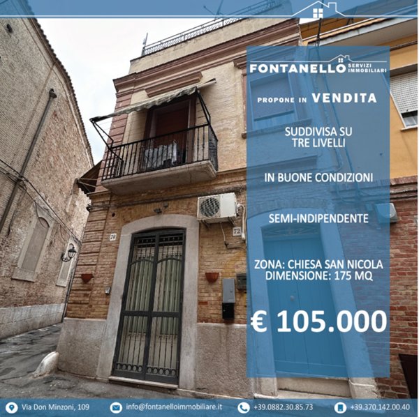 appartamento in vendita a San Severo in zona Centro Storico