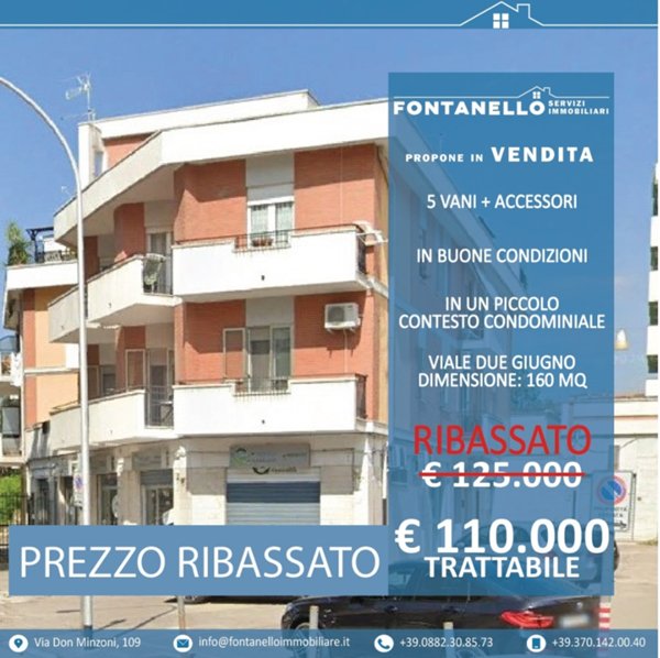 appartamento in vendita a San Severo
