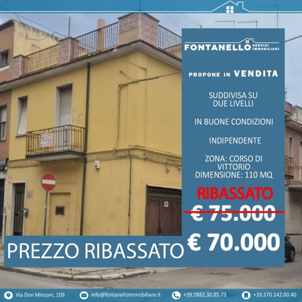 casa indipendente in vendita a San Severo