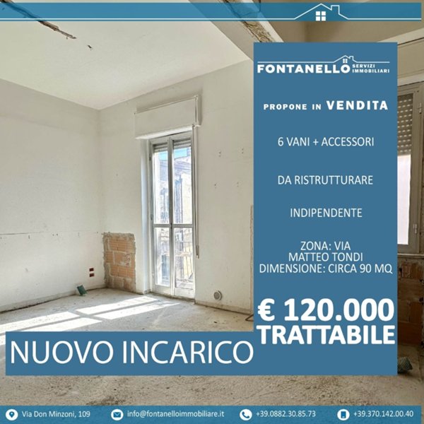 appartamento in vendita a San Severo