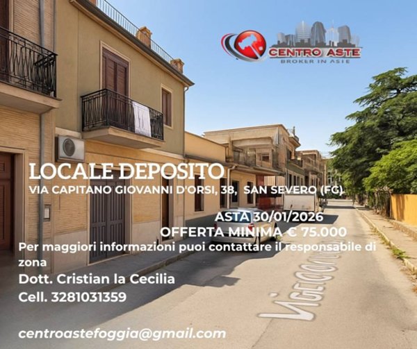 locale commerciale in vendita a San Severo