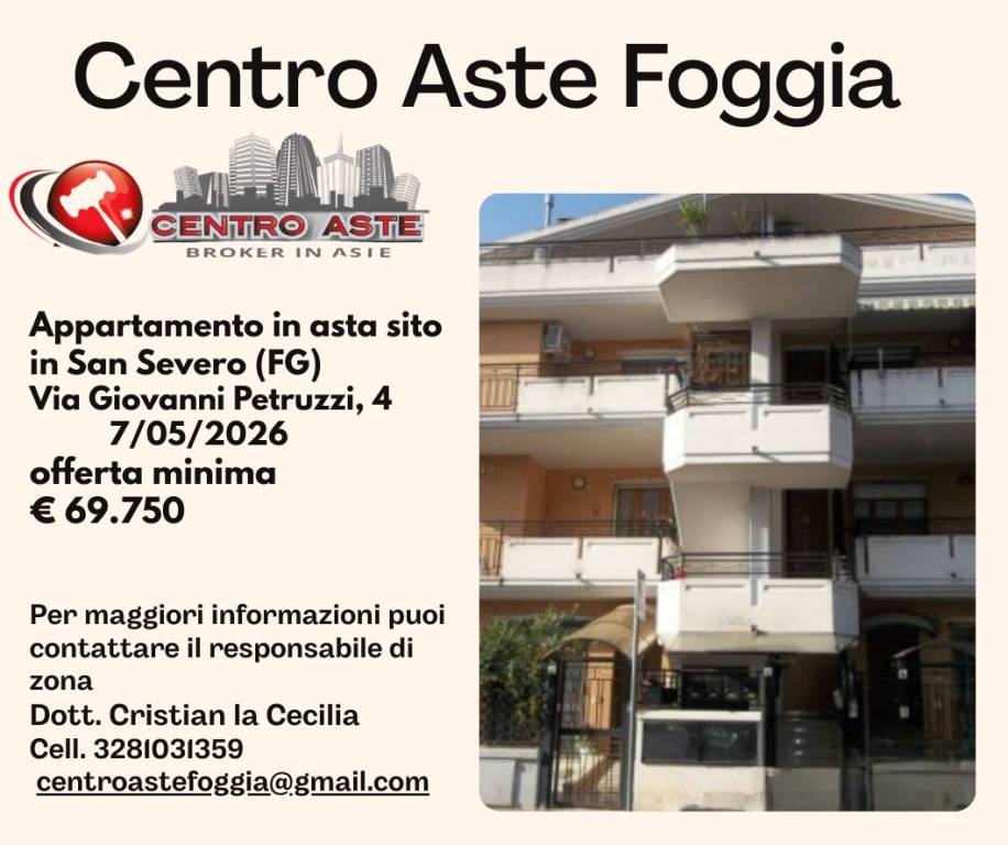appartamento in vendita a San Severo