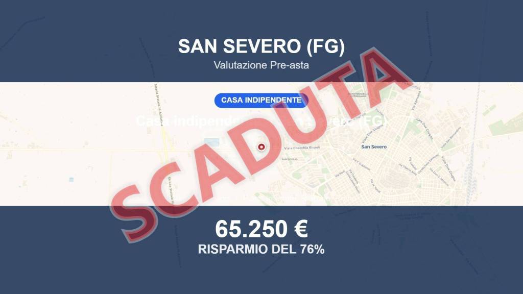 casa indipendente in vendita a San Severo