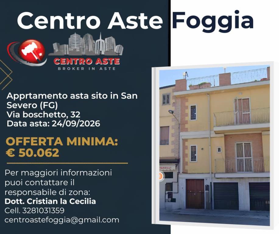 appartamento in vendita a San Severo