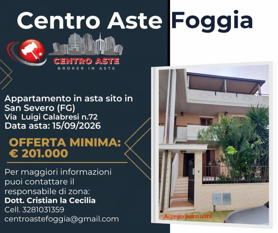 appartamento in vendita a San Severo