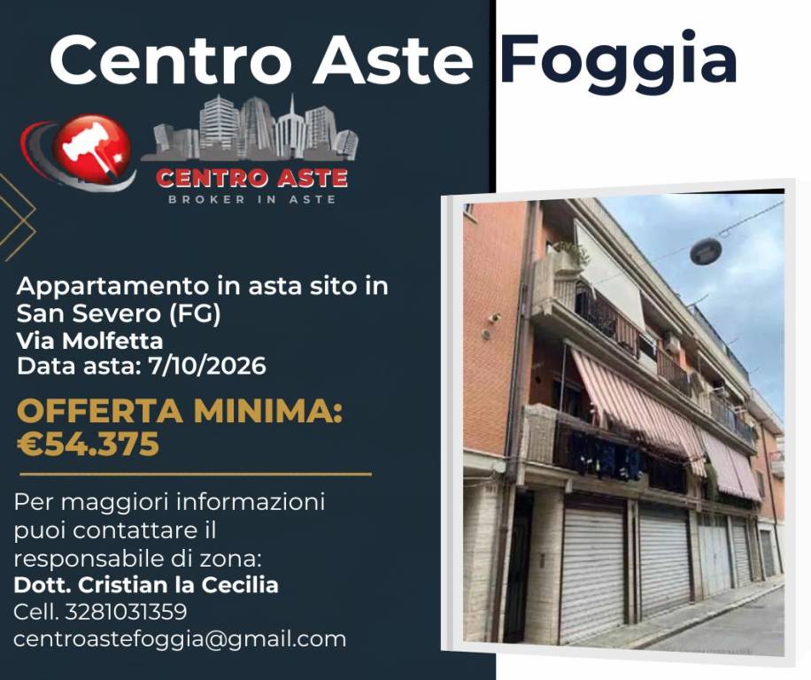 appartamento in vendita a San Severo