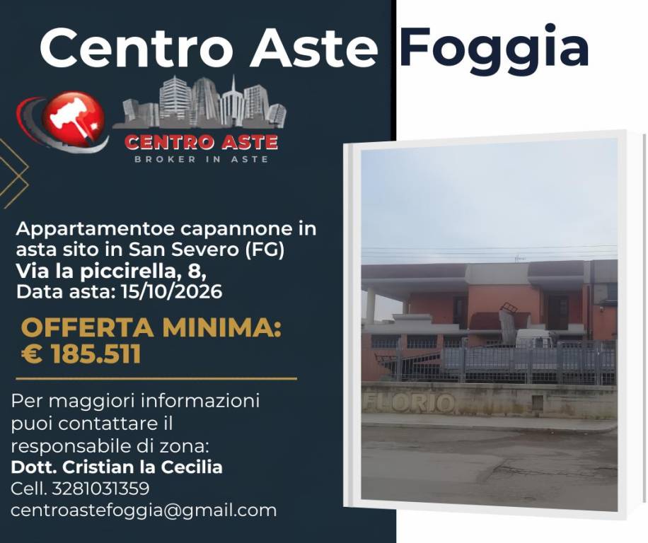 locale commerciale in vendita a San Severo