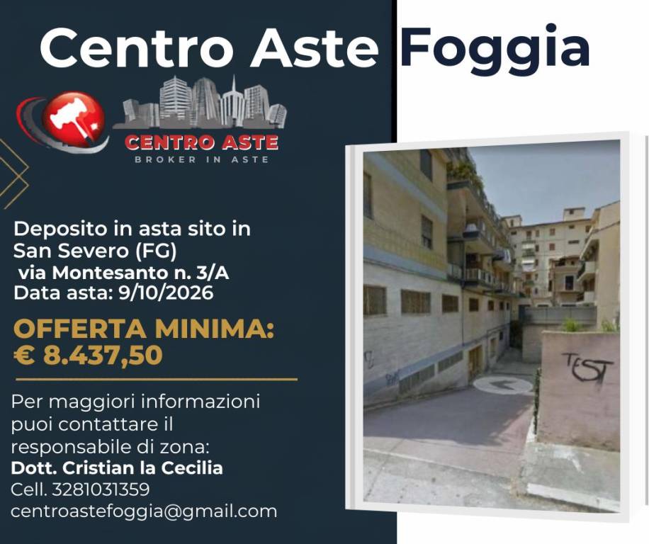 box auto in vendita a San Severo in zona Centro Storico