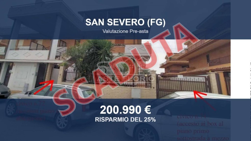 appartamento in vendita a San Severo