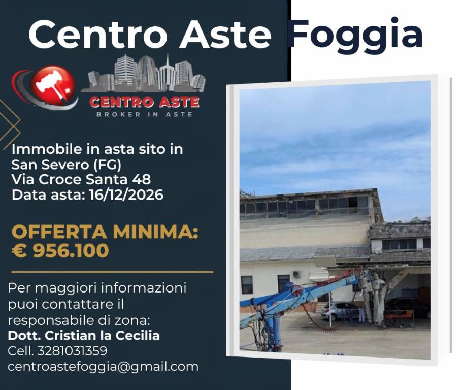 locale commerciale in vendita a San Severo