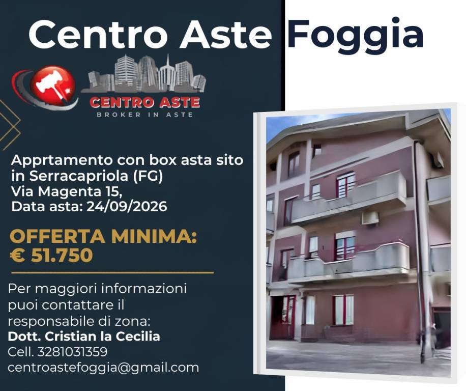 appartamento in vendita a Serracapriola