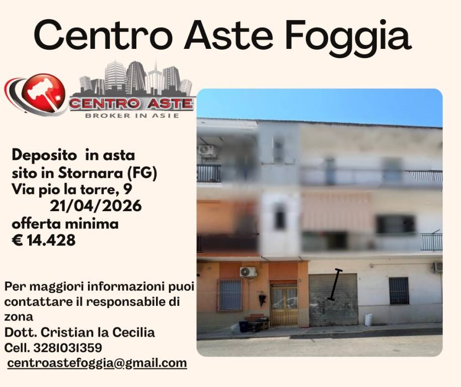 locale commerciale in vendita a Stornara