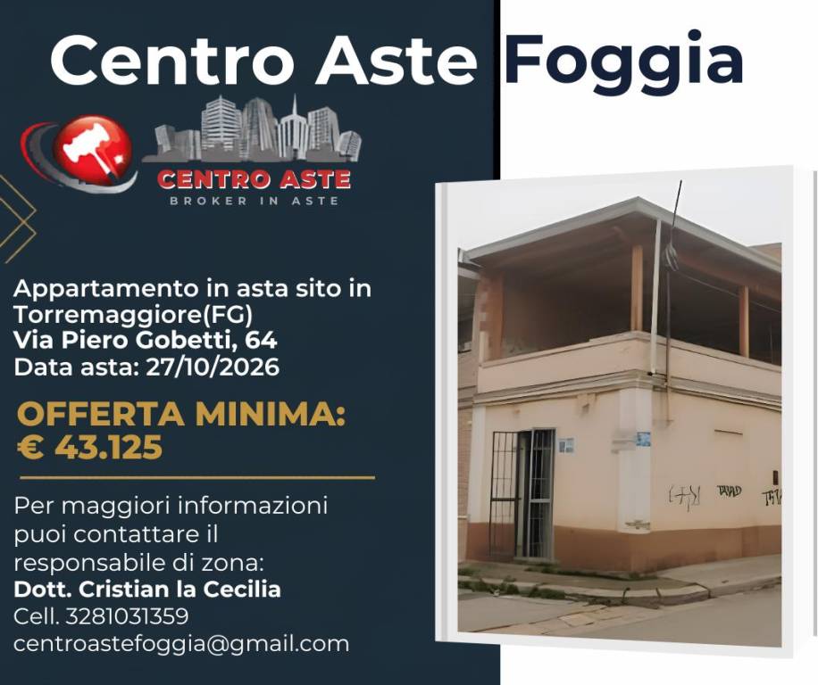 appartamento in vendita a Torremaggiore