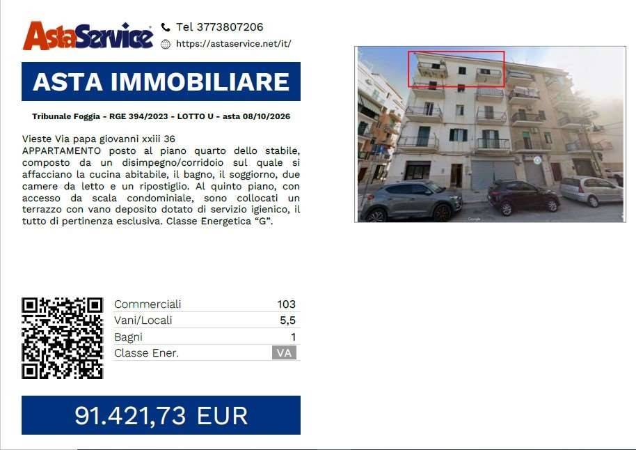 appartamento in vendita a Vieste