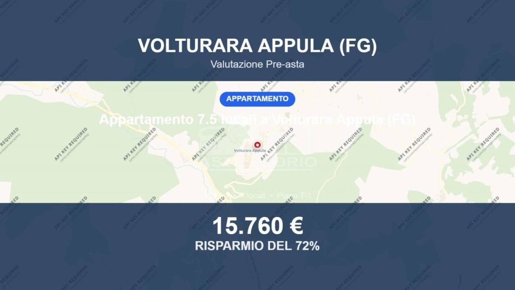 appartamento in vendita a Volturara Appula