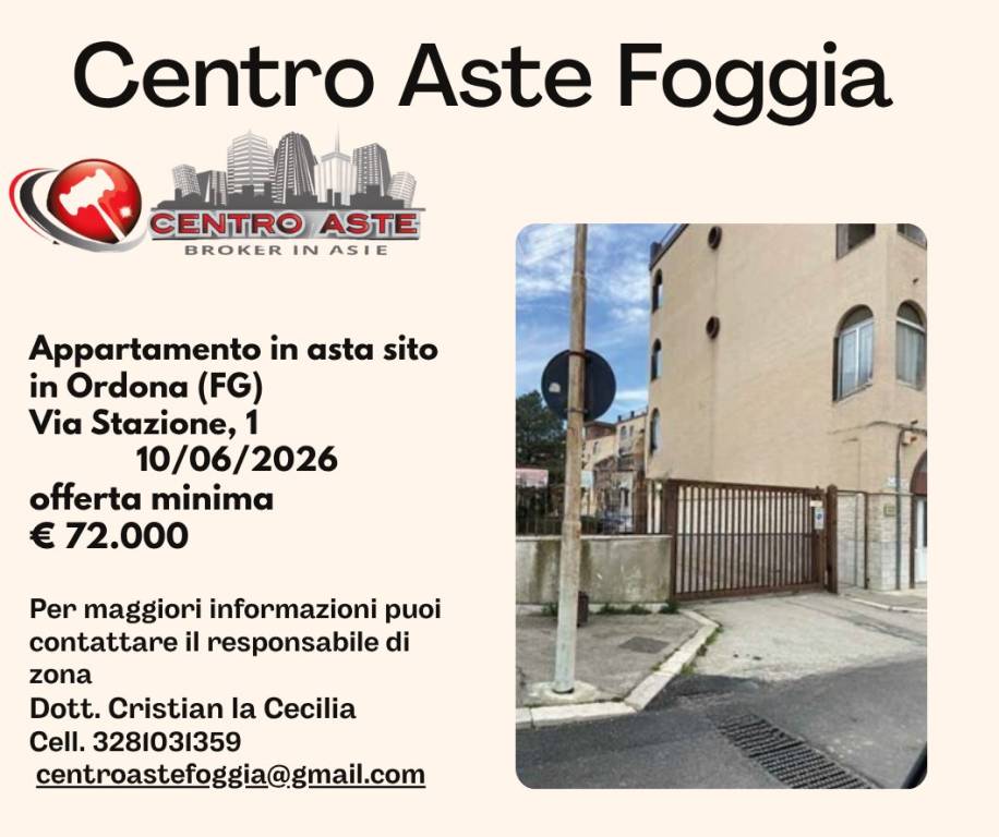 appartamento in vendita ad Ordona