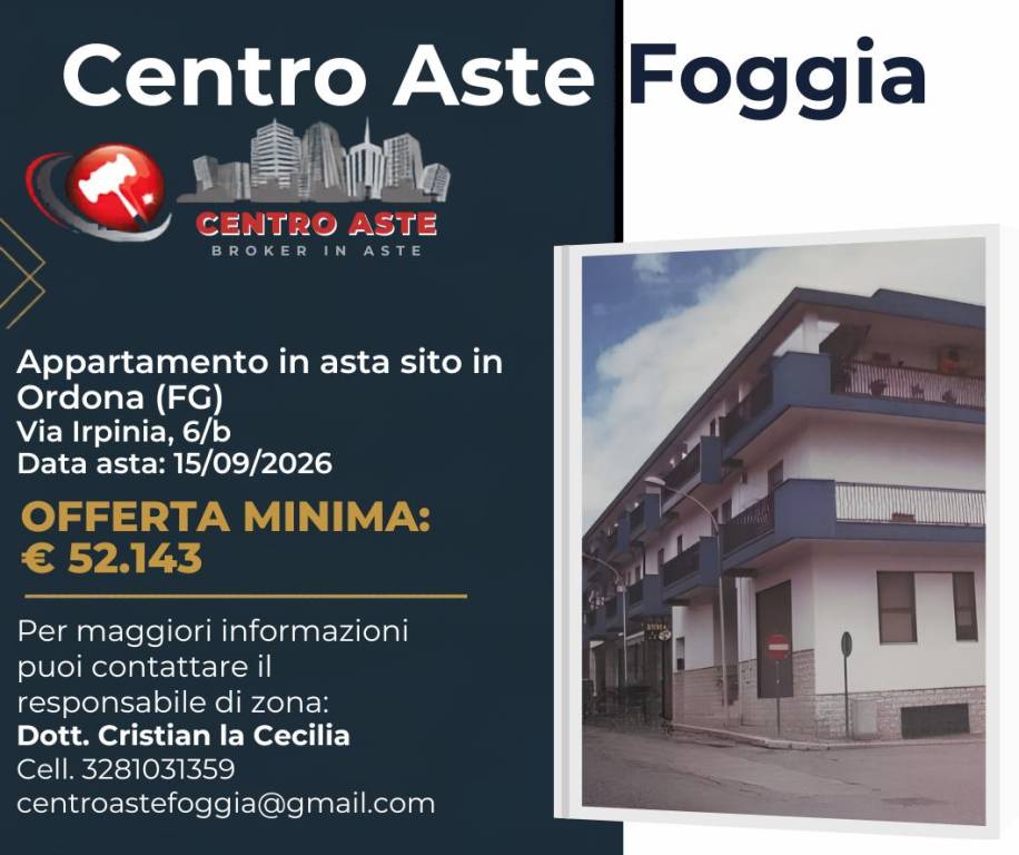 appartamento in vendita ad Ordona