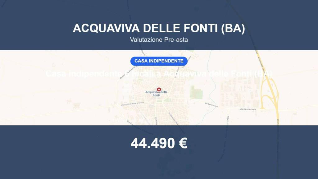 casa indipendente in vendita ad Acquaviva delle Fonti
