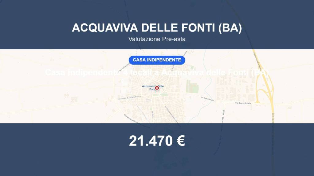 casa indipendente in vendita ad Acquaviva delle Fonti