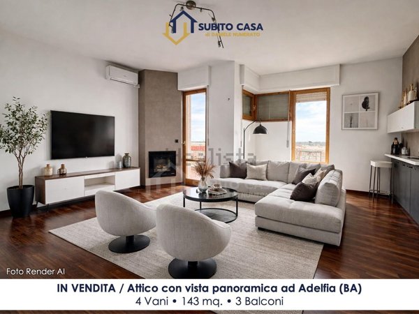 appartamento in vendita ad Adelfia in zona Canneto