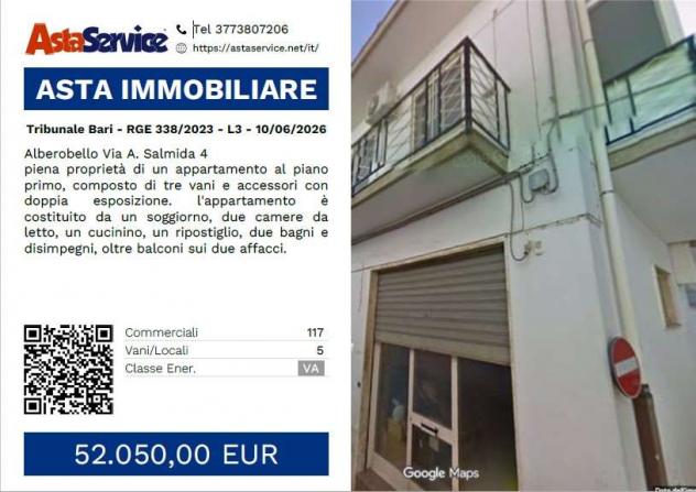 appartamento in vendita ad Alberobello