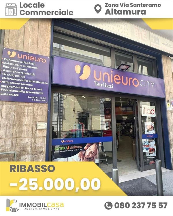 locale commerciale in vendita ad Altamura in zona Centro Storico