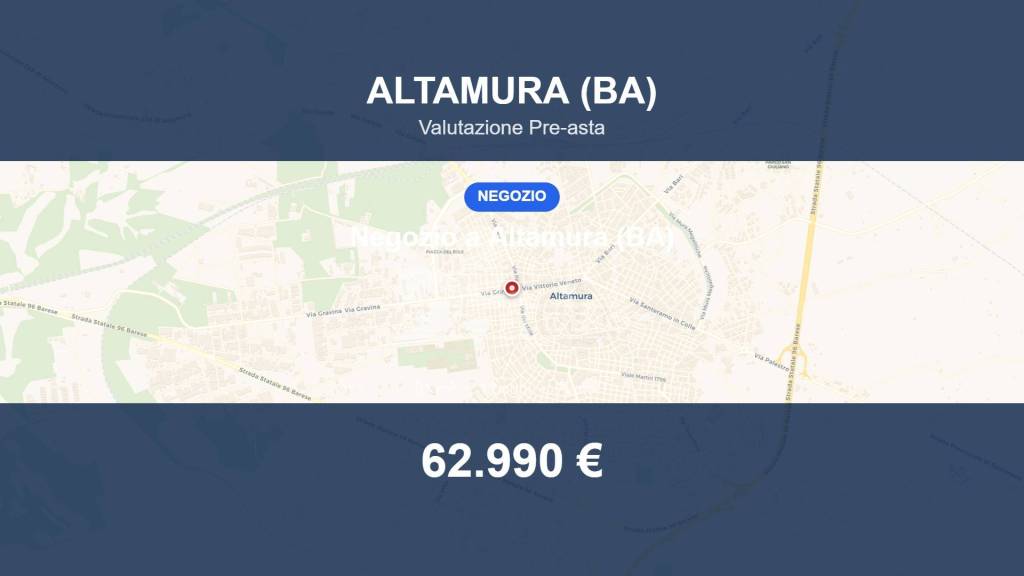 negozio in vendita ad Altamura in zona Centro Storico