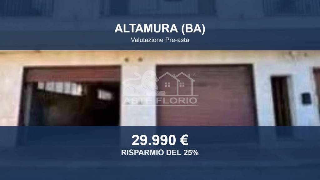 locale commerciale in vendita ad Altamura