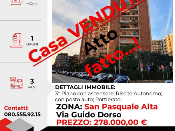 appartamento in vendita a Bari in zona San Pasquale