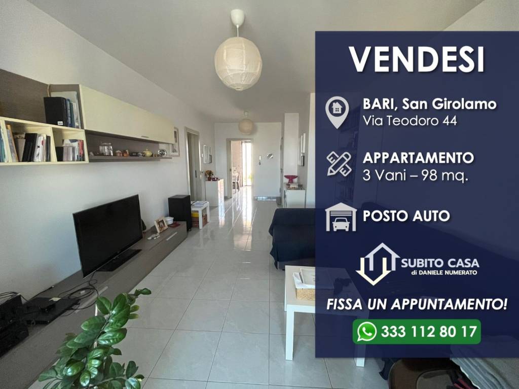 appartamento in vendita a Bari in zona San Girolamo