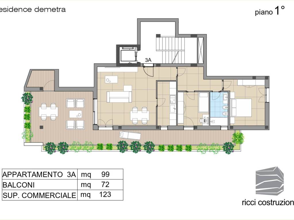 appartamento in vendita a Bari in zona Poggiofranco