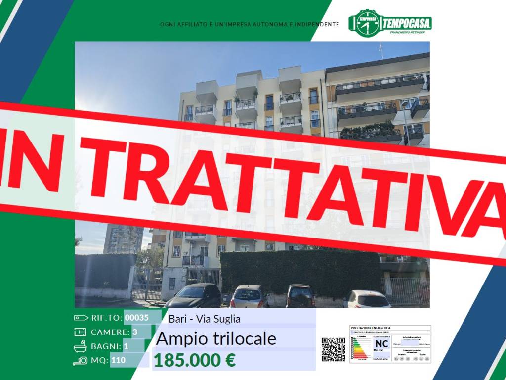 appartamento in vendita a Bari in zona Japigia