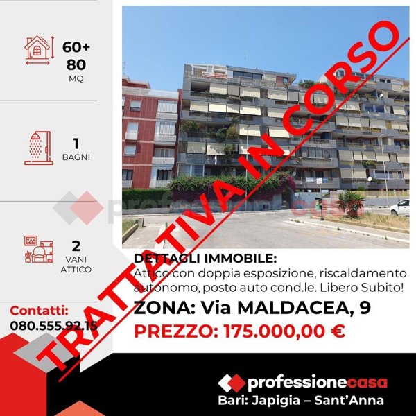 appartamento in vendita a Bari in zona Japigia