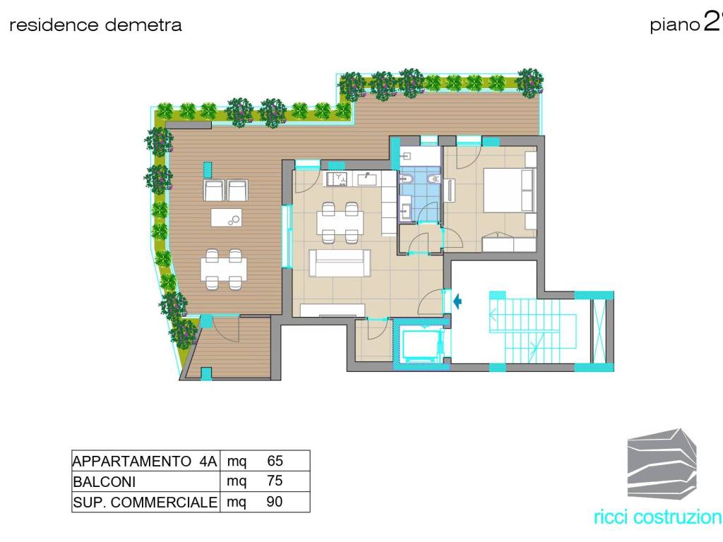 appartamento in vendita a Bari in zona Poggiofranco