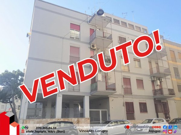 appartamento in vendita a Bari in zona Japigia