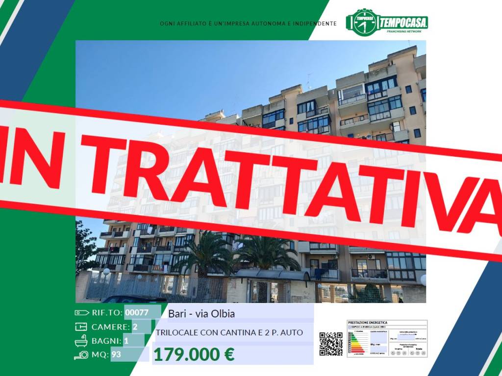 appartamento in vendita a Bari in zona San Paolo
