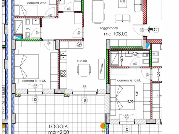 appartamento in vendita a Bari in zona Torre a Mare