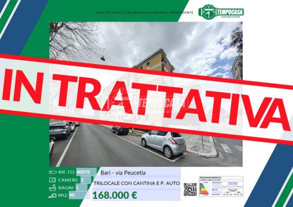 appartamento in vendita a Bari in zona Japigia