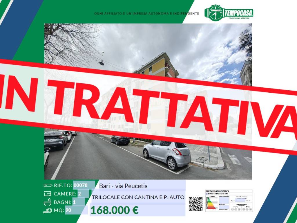 appartamento in vendita a Bari in zona Japigia