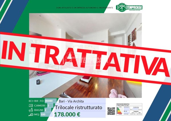 appartamento in vendita a Bari in zona Japigia