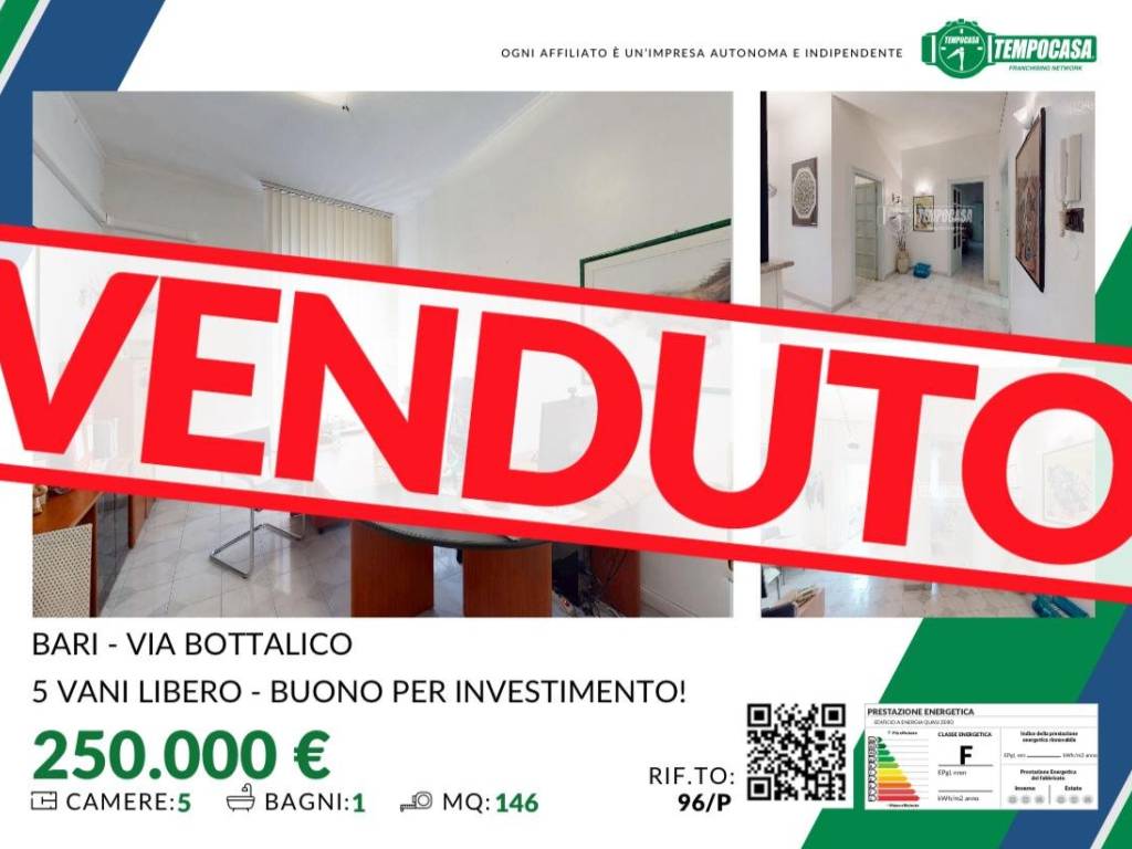 appartamento in vendita a Bari in zona Carrassi