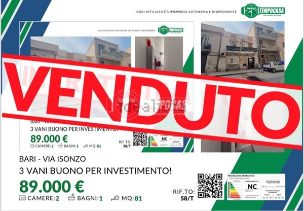 appartamento in vendita a Bari in zona Carrassi