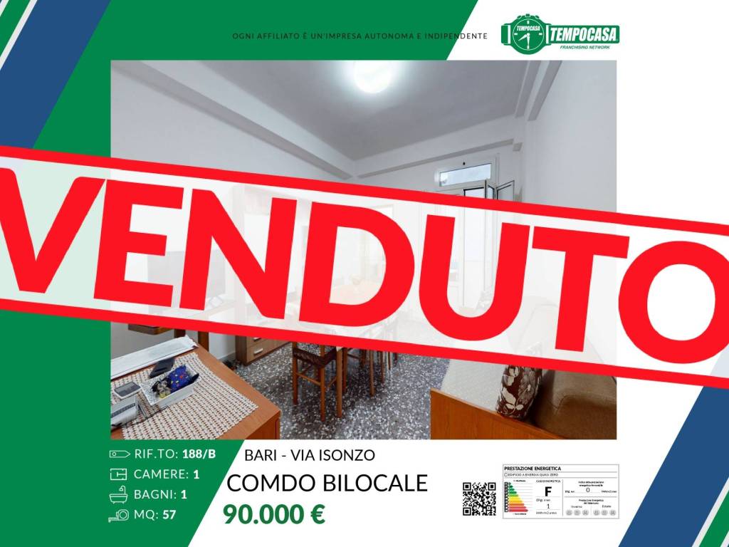 appartamento in vendita a Bari in zona Carrassi