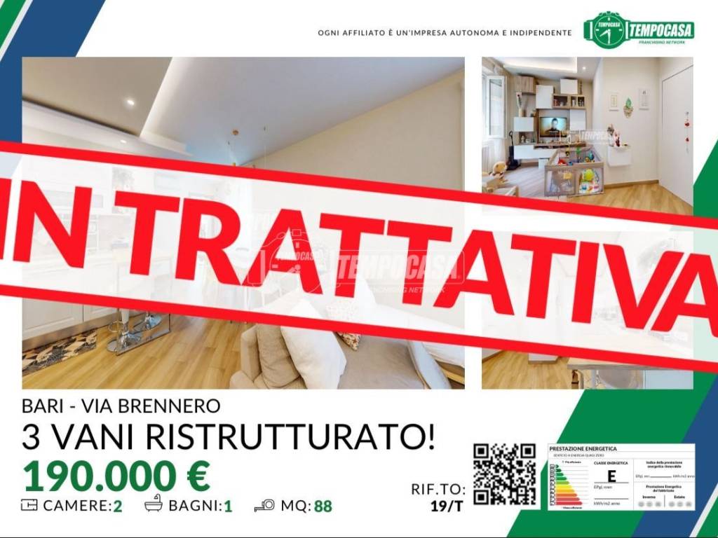 appartamento in vendita a Bari in zona Carrassi