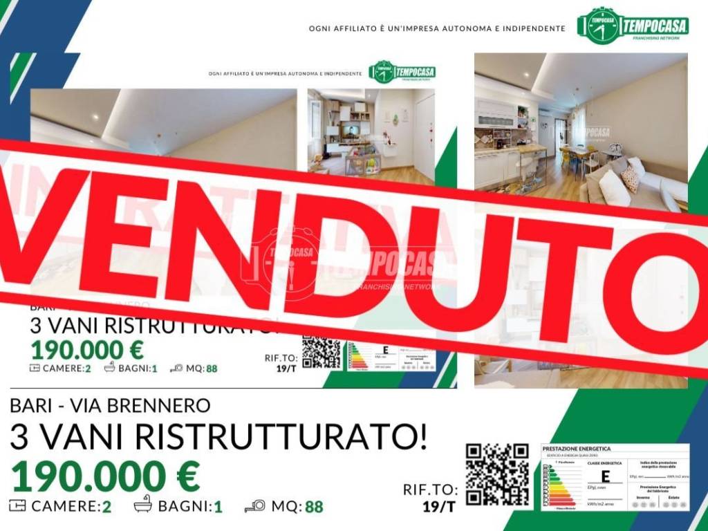 appartamento in vendita a Bari in zona Carrassi